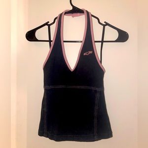 Fox racing halter crop top Size S
